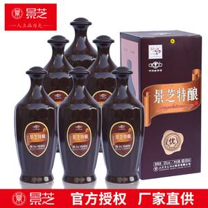 景芝酒 38度二代特酿 500mlx6瓶 浓香型 白酒纯粮食老酒 正品包邮