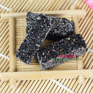 潮汕特产 纯黑芝麻糖 黑芝麻酥 芝麻条 芝麻呈 又香又脆