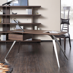 pusu普术家具py12达尔书台正品书房意式极简现代写字电脑桌小户型