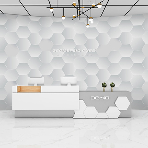 3d立体凹凸几何墙纸办公室科技公司背景墙大气男装服装店直播壁纸