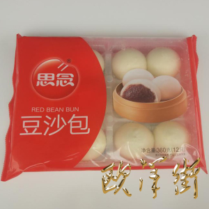 思念食品 豆沙包360g*12袋速冻米面制品冷藏