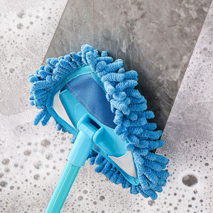 万能三角伸缩拖把擦天花板墙面屋棚顶墙壁清洁神器多功能小拖把大