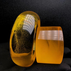 天然琥珀蜜蜡手镯带镯芯镯子波罗的海乌料女款金绞密金沙珠宝手饰