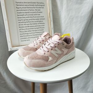 新款正品nb580樱花粉女鞋新百伦复古运动休闲bf999学生校园跑步鞋