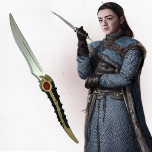 权力游戏cosplay艾莉亚龙骨刀儿童玩具刀剑影视武器道具模型