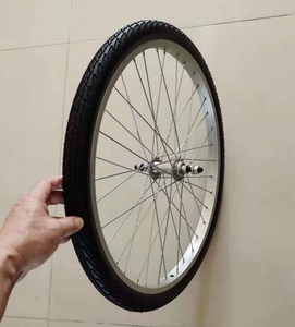 22寸共享普通自行车免充气微孔实心弹力轮胎22x1.75 配前后铝圈