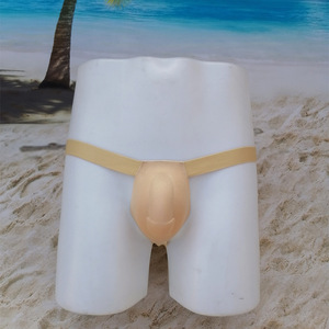 创意男士性感自信u凸显大囊袋丁字裤情趣个性3d海绵垫