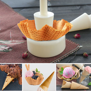 卷鸡蛋卷甜筒冰激凌脆皮模具烘焙模具雪糕制作卷筒花形碗形甜筒模