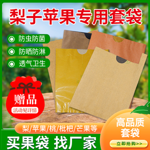 水果套梨专用袋子包梨袋防水防虫苹果纸袋芒果黄桃果袋枇杷套袋