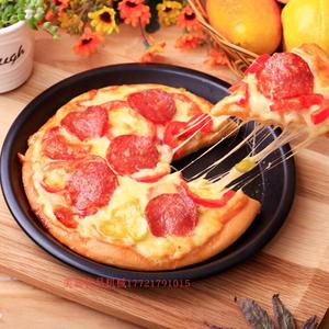 三能披萨盘 比萨烤盘 6寸8寸10寸pizza盘硬膜 圆形浅盘 SN5728