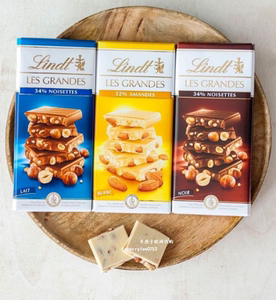 瑞典代购零食糖果瑞士莲lindt les grandes榛仁系列排装巧克力