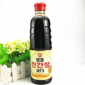 韩国进口膳府酱油红烧调味汁调味料金f3生抽