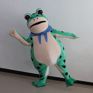 充气青蛙卡通人偶服装网红抖音同款蛤蟆活动宣传演出玩偶衣服定制