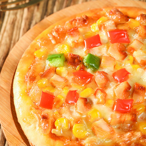 洲际食品榴莲芝士拉丝家用披萨必胜客半成品加热pizaa6寸早餐速食