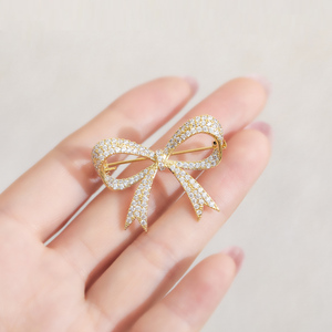 胸针可爱日系高档女蝴蝶结胸花别针固定衣服配饰气质夏季防走光扣