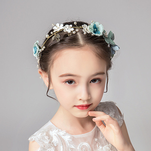 儿童头发饰女童花环头饰小女孩花朵公主森女系韩国花童花饰品演出