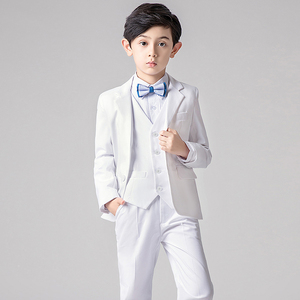 儿童西装套装男童花童礼服韩版中大童男孩小西服外套钢琴演出服秋