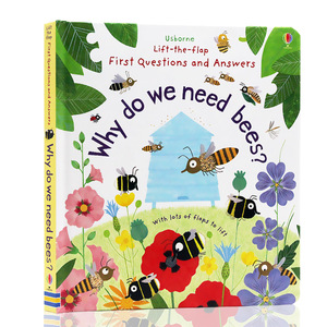 我们为何需要蜜蜂英文原版科普翻翻书Why Do We Need Bees? Lift-the-Flap First Questions and Answers问与答少儿百科知识