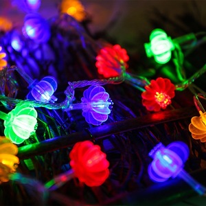LED灯笼中国结灯串彩灯闪灯七彩家用过新年春节圣诞气氛装饰挂灯