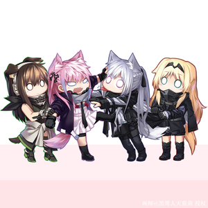 m4/15/ak12/an94 同人q版 鼠标垫 少女前线 ar 忤逆小队