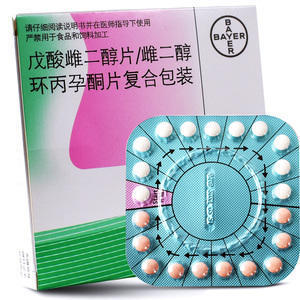 克龄蒙 克龄蒙 戊酸雌二醇片/雌二醇环丙孕酮片复合包装 21片/盒女性