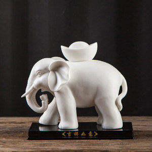 陶瓷象摆件大象