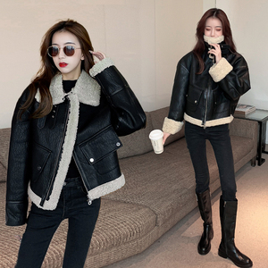 皮衣机车服搭配