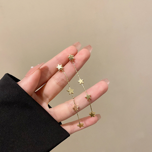 耳坠长款星星