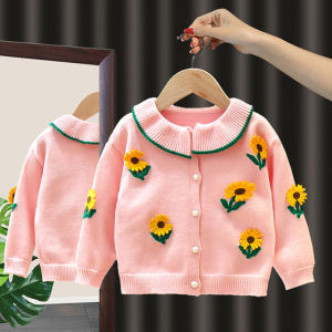 宝宝秋装外套2021新款一岁儿童秋季上衣开衫婴儿秋天衣服洋气童装