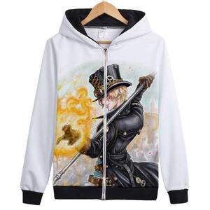 海贼王路飞同款船长卫衣男女开衫正义海军cos动漫周边连帽上衣服