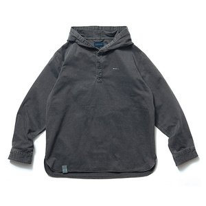 descendant dcdt 复古 刺绣小鲸鱼 水洗蜡染连帽卫衣男女套头帽衫