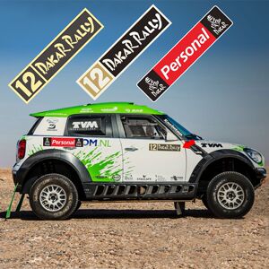适用于dakar  4x4达喀尔拉力赛车身反光贴纸四驱越野改装车贴