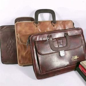 老公文包  包民国挎包牛皮包老民国包老上海老物件 电影场景道具