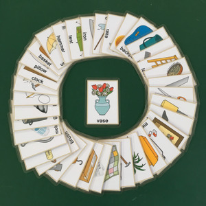 生活用品38张 启蒙单词卡片教师教具防水塑封耐用 早教闪卡英语