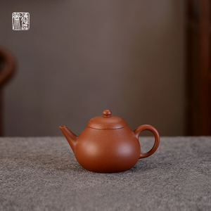 德弈斋宜兴紫砂茶壶中式黄龙山原矿紫砂泥范志忠全纯手工老味梨形