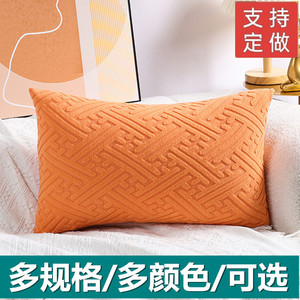 抱枕靠垫枕套沙发客厅长方形单个大号现代简约靠背靠枕套罩不含芯