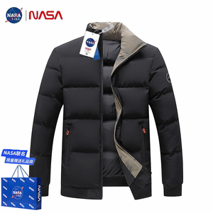 NASA联名面包服男外套冬季棉衣加厚潮牌大码立领羽绒服短款棉袄