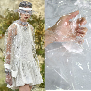 界限设计师面料 超高清透明pvc面料 特殊材质面料 毕业设计面料