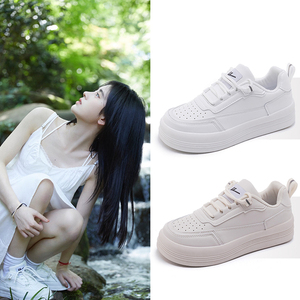 鞠婧祎同款回力大头小白鞋女松糕高级感板鞋增高鞋子虞书欣赵露思