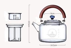 新羽煮茶壶配件内胆新羽磁吸把煮茶壶配件