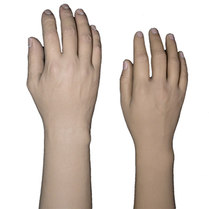 假肢前臂硅胶美容手仿真手套机电手皮义肢装饰手胳膊量身定做新品