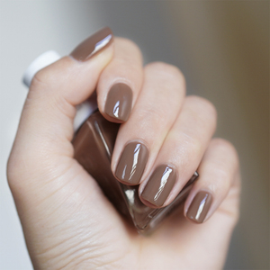 美国essie指甲油浅灰褐色63咖啡色wool me over奶咖棕色秋冬免烤