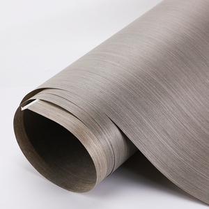 科技银梨直纹细纹超宽幅木皮饰面板家具木门包覆线条手工贴面贴皮