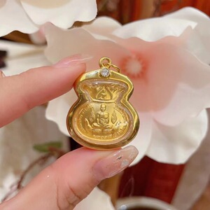 泰国特色正品真品 龙婆瑞2562年钱袋子 男女项链吊坠