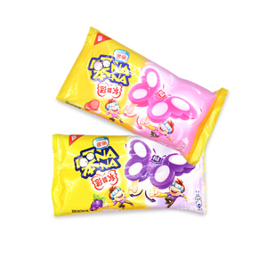 雀巢笨nana蝴蝶冰彩蝶冰儿童雪糕草莓味/葡萄味 家庭装冰淇淋 5支