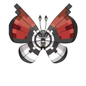 3ds口袋妖怪 精灵宝可梦日月 究极之日/月6代配信 6v彩粉蝶