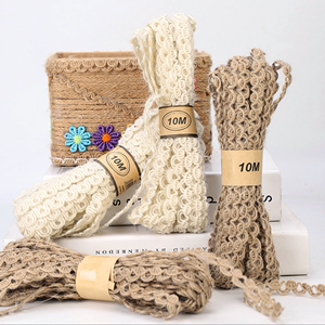 创意diy手工编织镂空麻绳装饰材料礼盒包装绳亚麻带花束装饰绳子