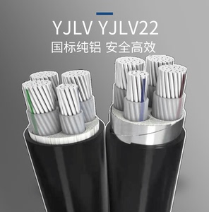 铝芯带铠vlv22/yjlv2/3/4 1/5芯50/70/95/120平方地埋电缆线4人付款