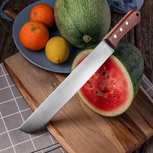 西瓜大号加长款水果刀不锈钢锋利水果店果盘吧台工具瓜果割蜂蜜价格