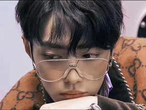 肖战张天爱同款平光眼镜现货正品gucci太阳镜gg0432s透明色超值